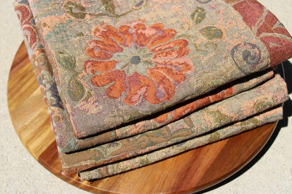 Set of 4 Tapestry Pillow Shams Woven Decorative Covers 19.5